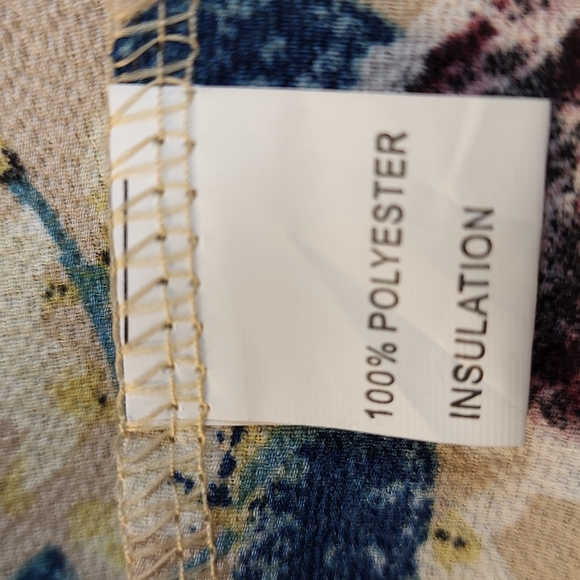 Size XL Floral rap cover up cardigan. C94 - Picture 8 of 9